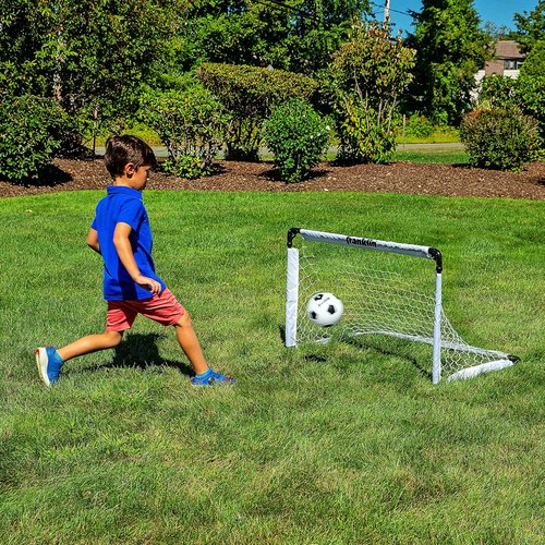 Franklin Sports MLS Fold-N-Go Soccer Goal - Portable Design for Easy Setup | Perfect for Kids & Adults